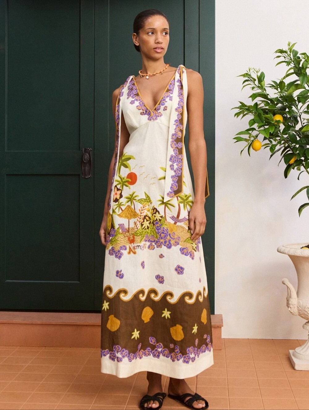 Alemais Island Cove Ballet Day Dress
